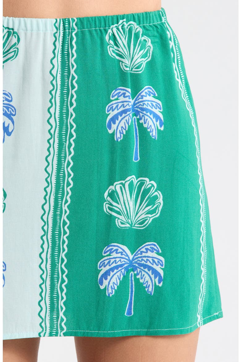 Vacay Dreams Skirt, Alternate, color, POOL BLUE