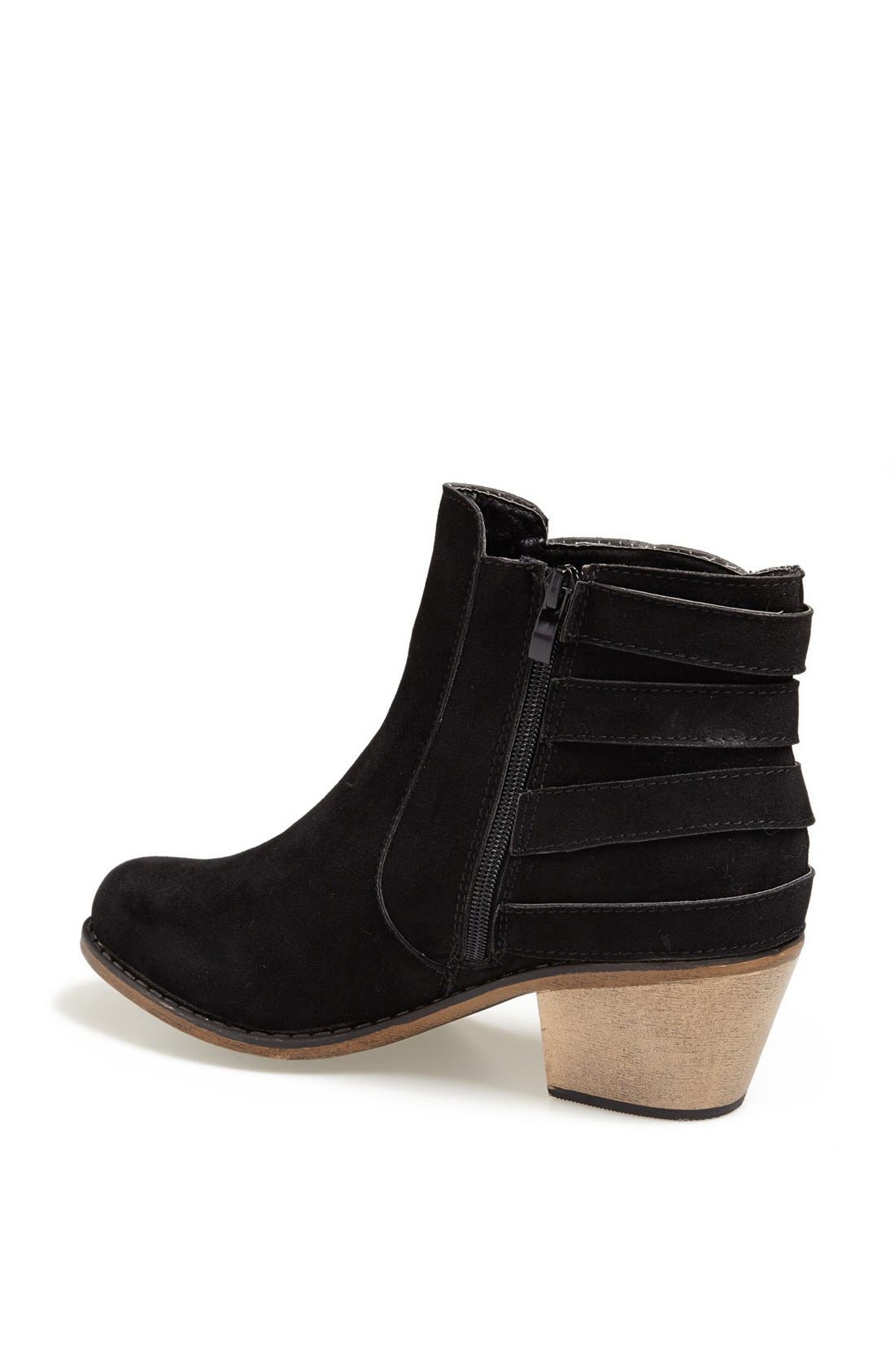 'Cathy' Boot, Alternate, color, BLACK