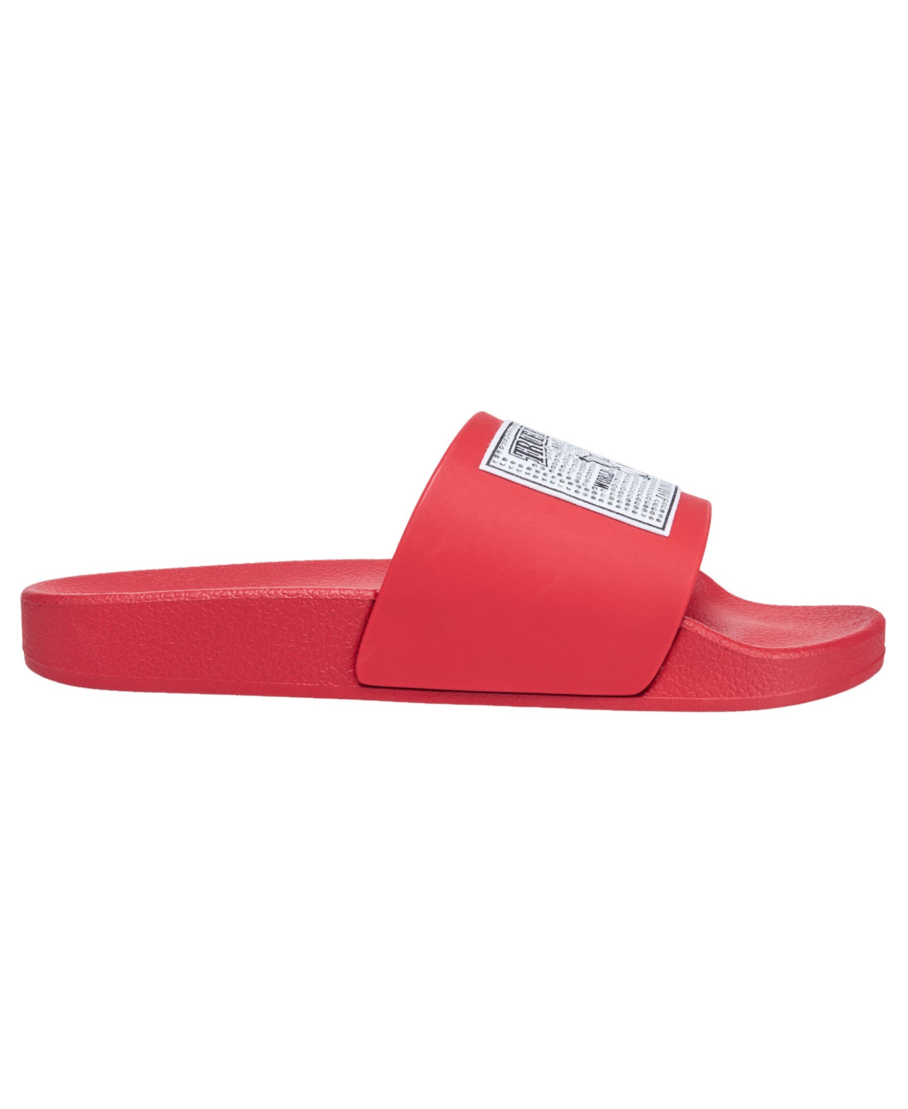 True Religion Kendra Pool Slide, Alternate, color, Red
