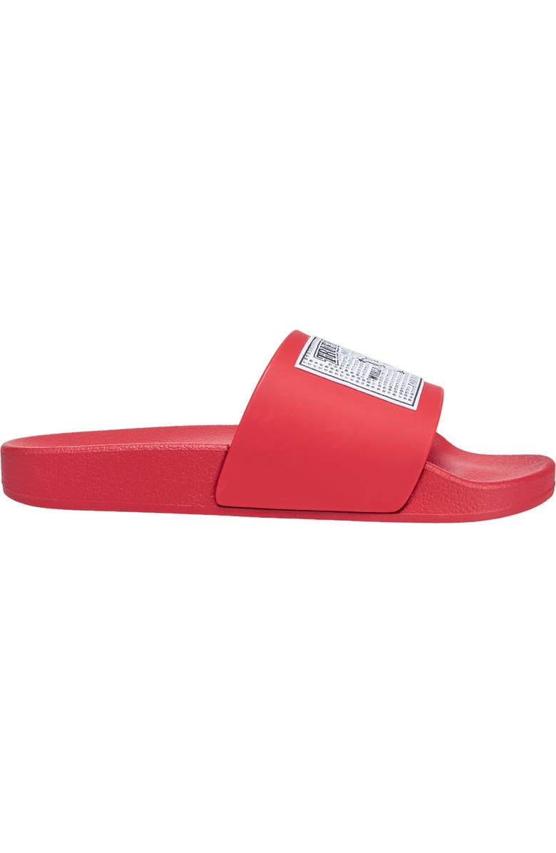 True Religion Kendra Pool Slide, Alternate, color, Red