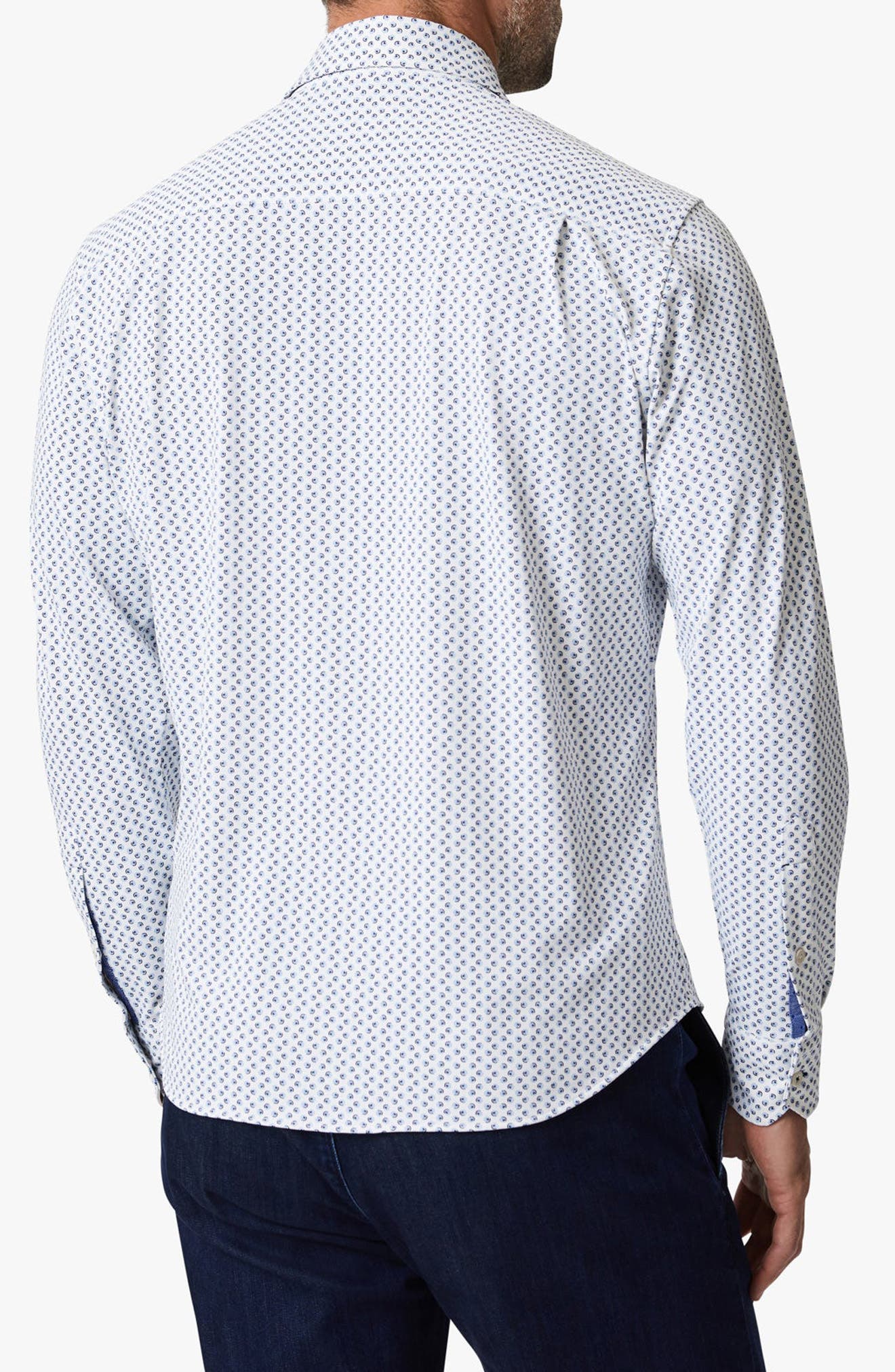 Ocean Dot Button-Up Shirt - image 2