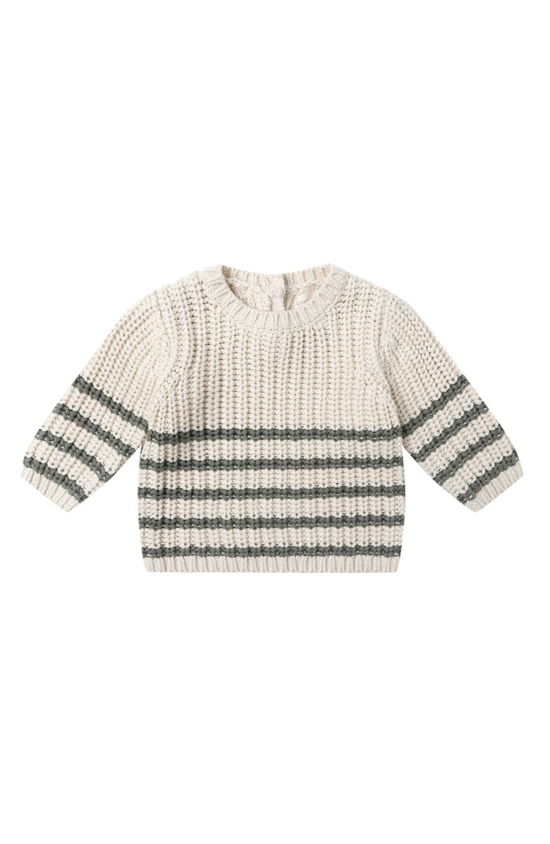 QUINCY MAE Rex Stripe Sweater, Main, color, Natural