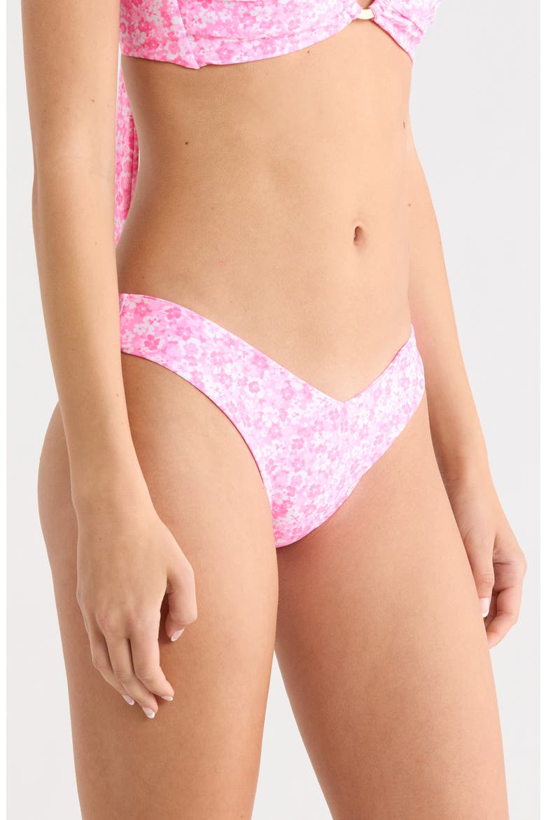 V-Cut Bikini Bottoms, Alternate, color, BERRY BURST