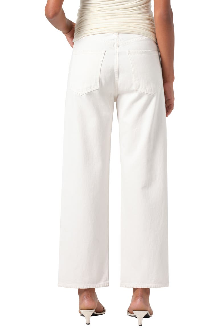 Ren High Waist Wide Leg Jeans, Alternate, color, FORTUNE COOKIE (NATURAL)