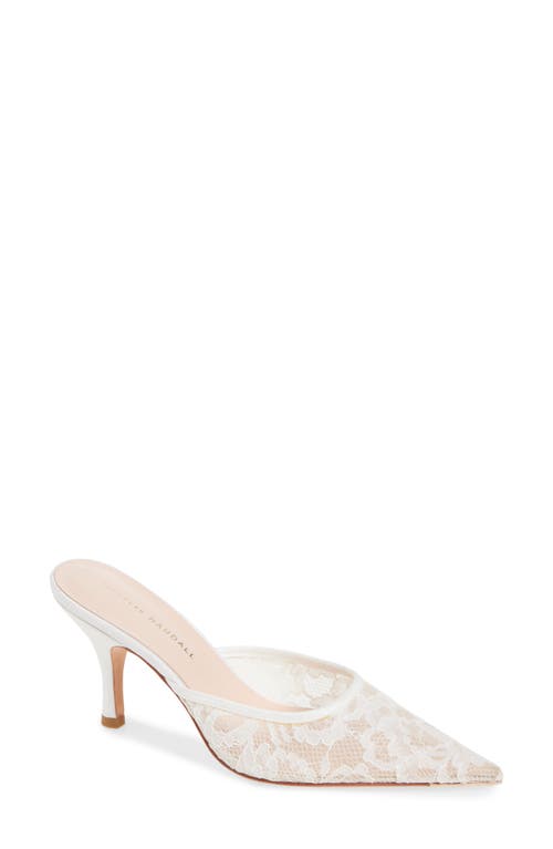 Loeffler Randall Layla Pointed Toe Mule In White