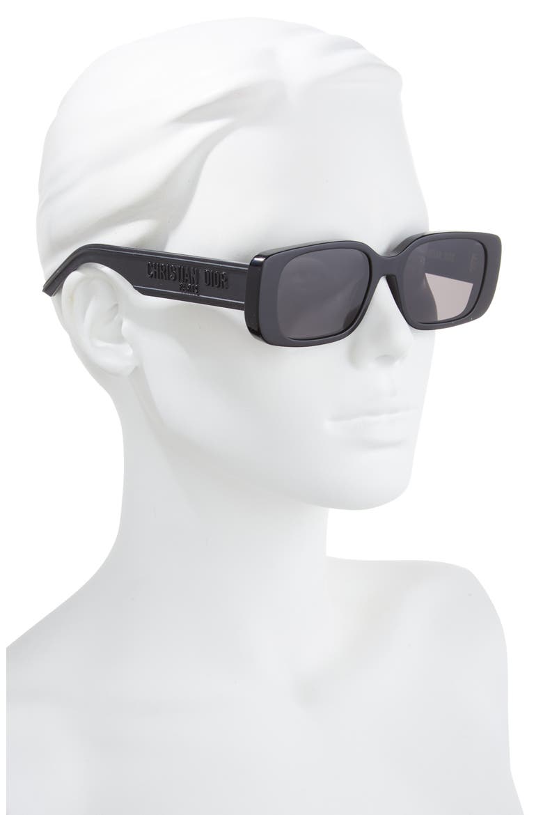 Wildior S2U 53mm Rectangular Sunglasses, Alternate, color, BLACK/ GREY