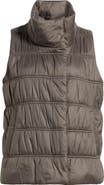 Eileen Fisher Ruched High Collar Vest