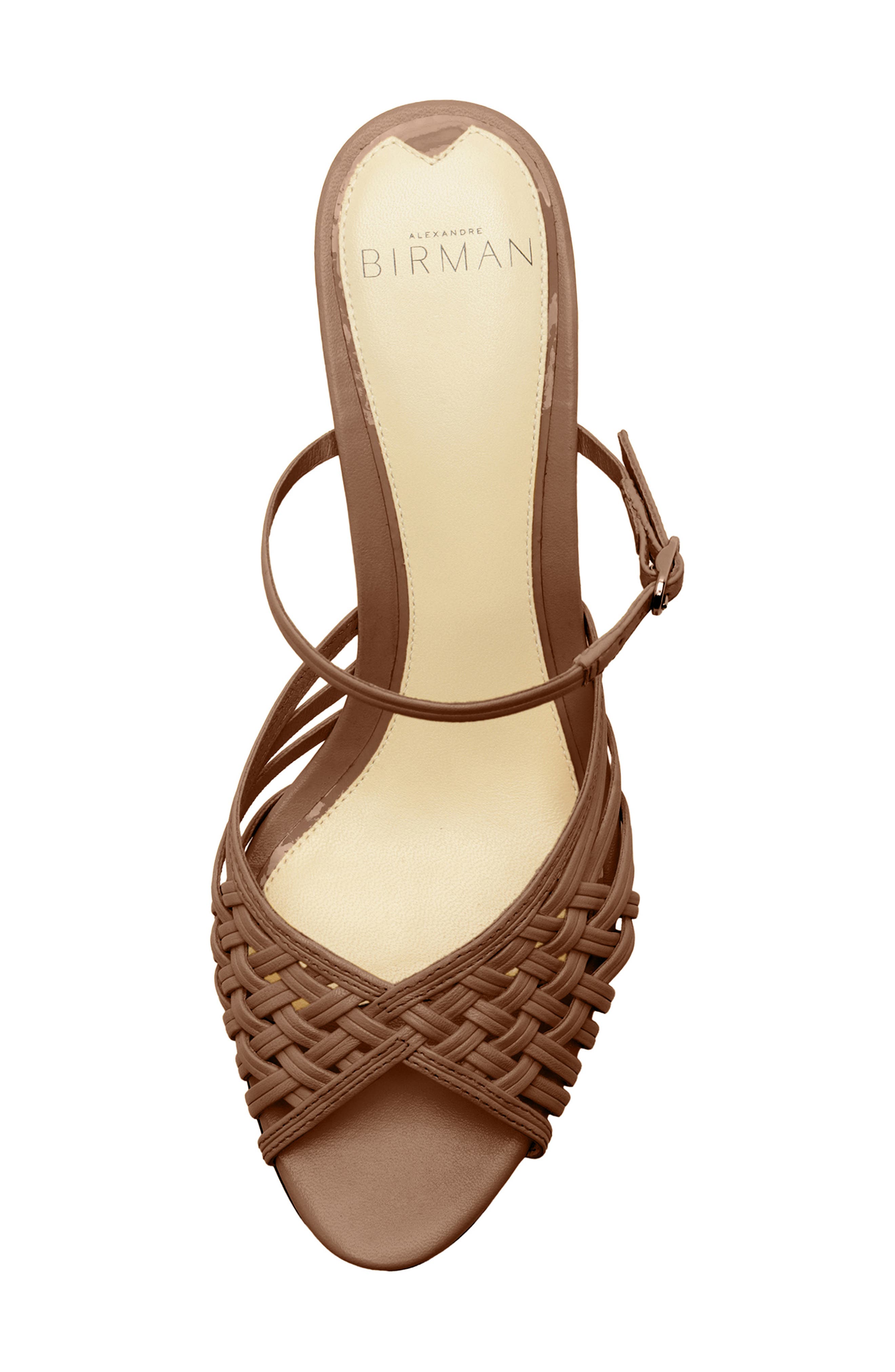 Lilian Woven Wedge Slide Sandal, Alternate, color, ESPRESSO