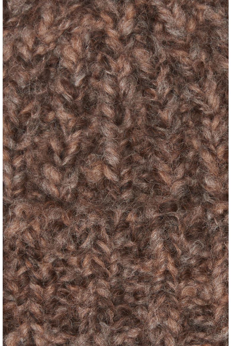 Logo Patch Wool & Alpaca Beanie, Alternate, color, BLACK COFFEE