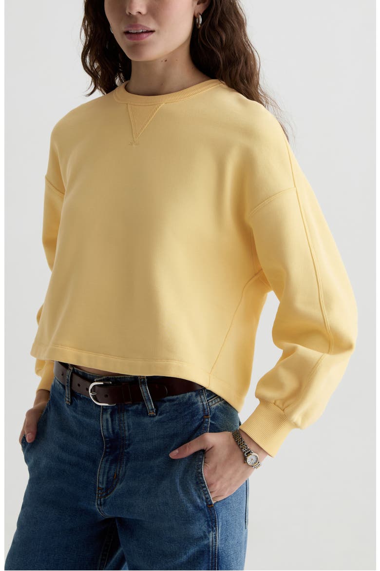 Roselle Cotton Blend T-Shirt, Alternate, color, SUNLIGHT YELLOW