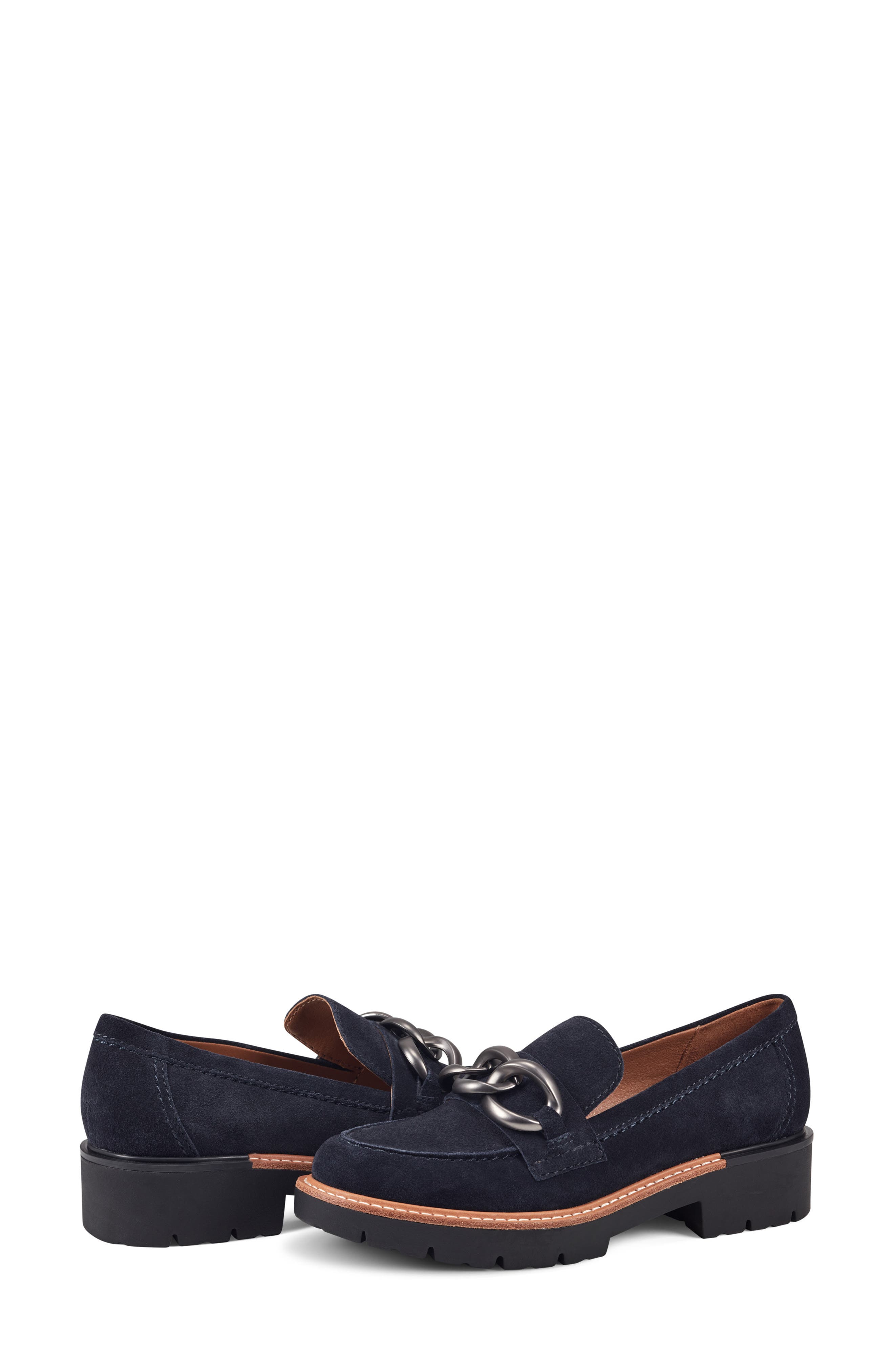 Earth<sup>®</sup> Zalor Moc Toe Loafer, Alternate, color, Blue