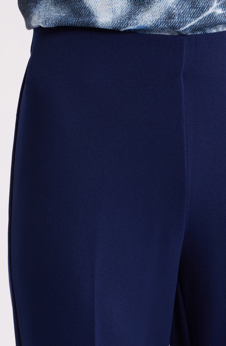 Anne Klein Hollywood Waist Straight Leg Ankle Pull-On Pants, Alternate, color, Distant Mountain