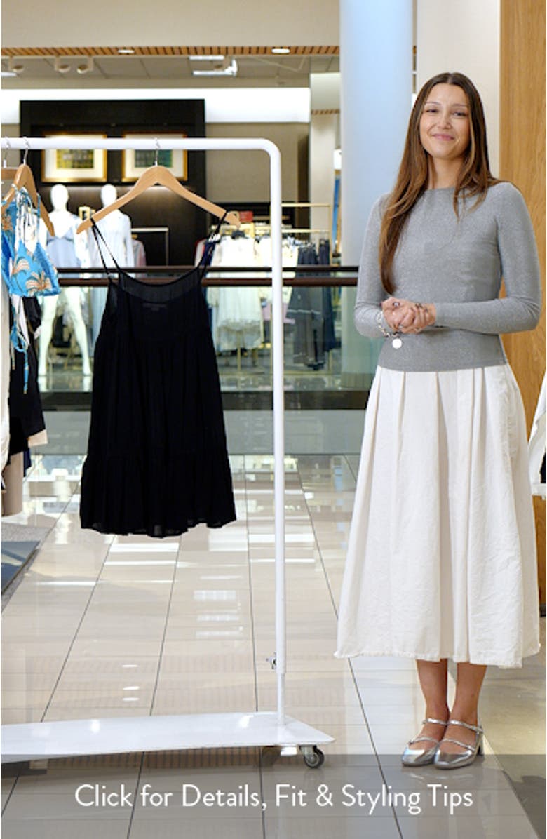 Saltwater Rilee Cover-Up Minidress, sales video thumbnail