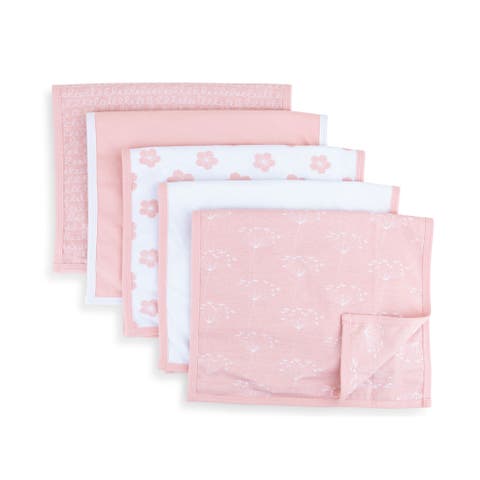 Waterproof Reversible Baby Burp Cloths 5 Piece Set