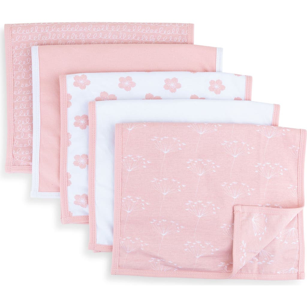 Ely's & Co. Waterproof Reversible Baby Burp Cloths 5 Piece Set