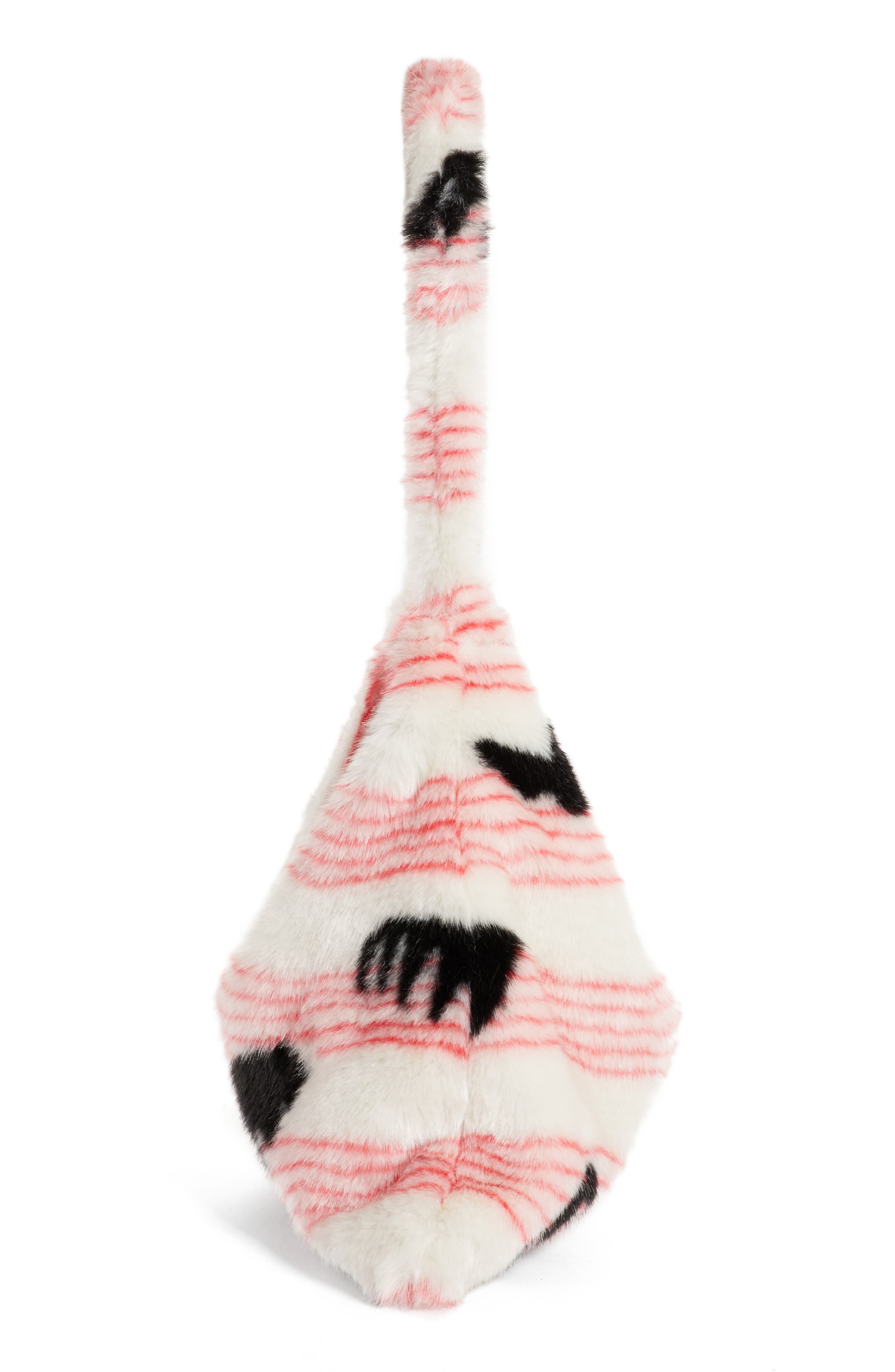 Shrimps Isabella Large Faux Fur Tote, Alternate, color, 