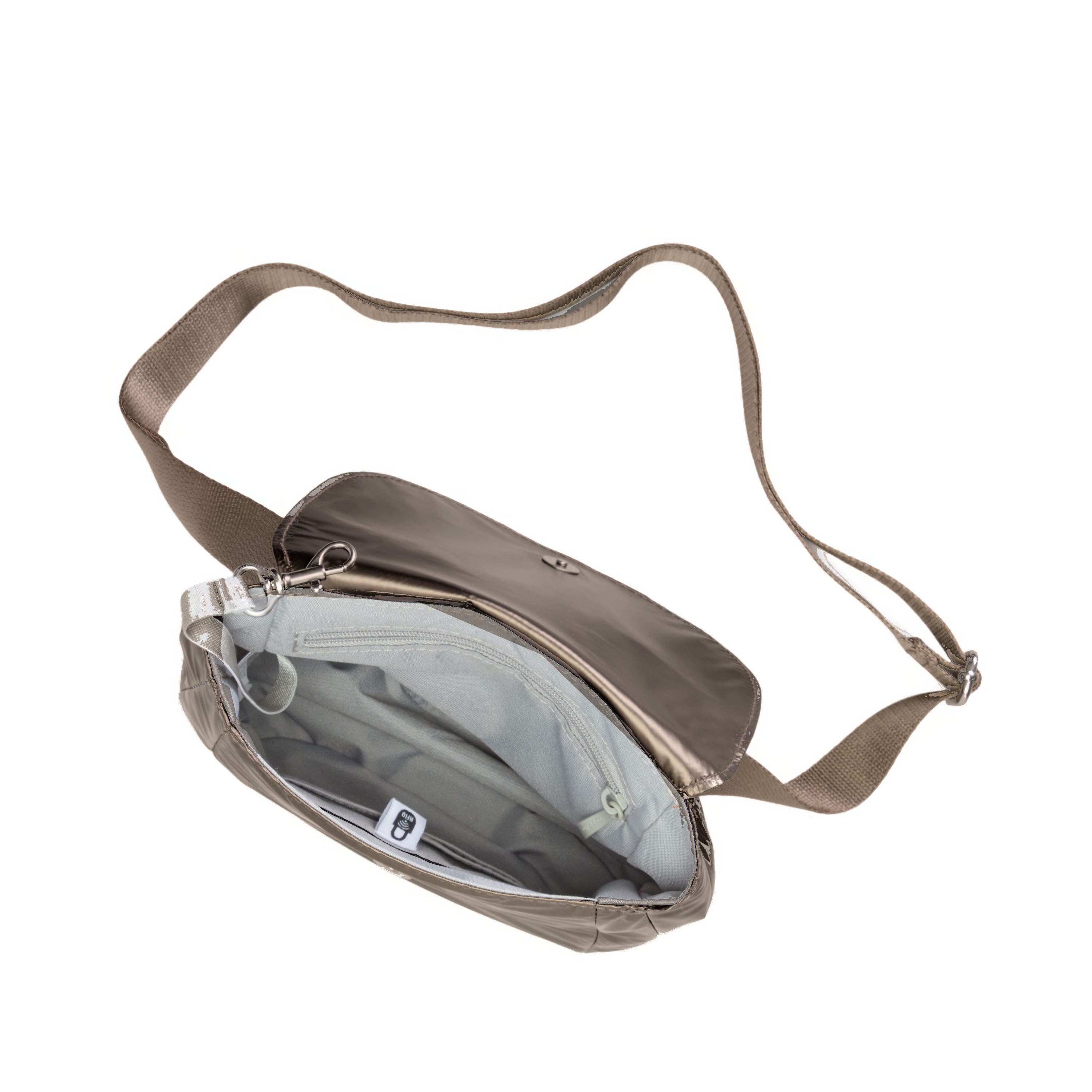 Swift Flap Mini Crossbody, Alternate, color, Copper Metallic