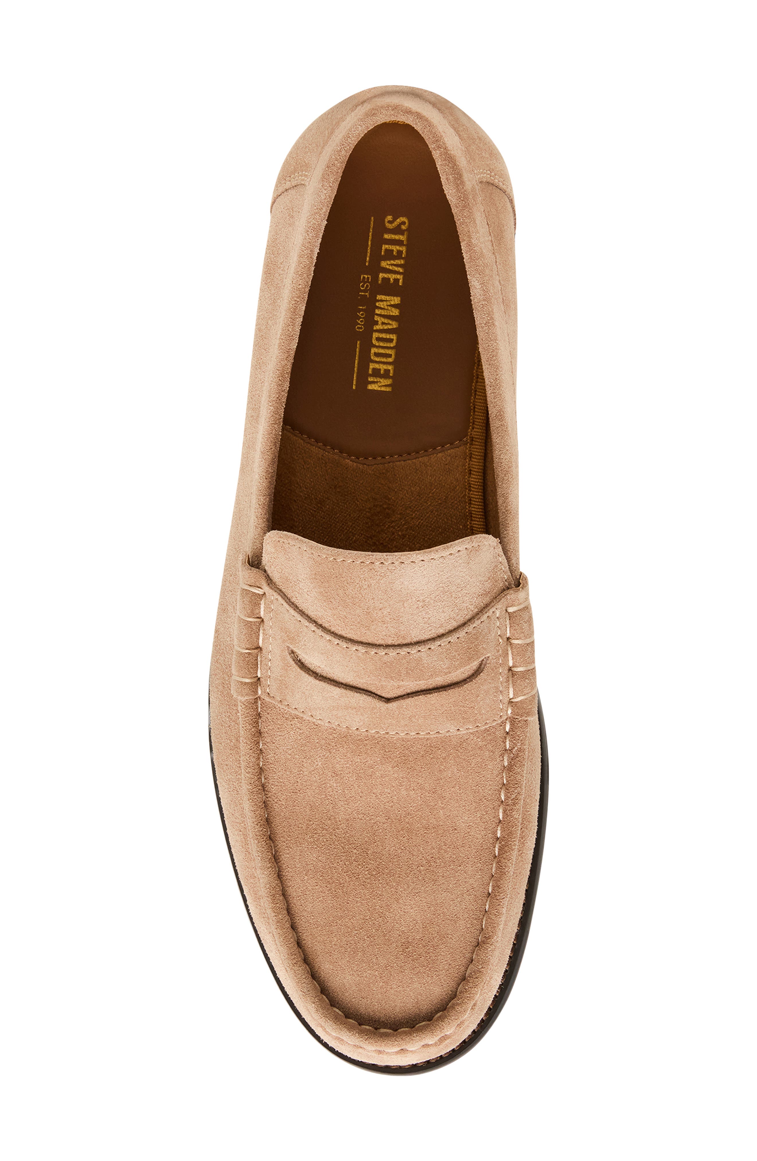 Hettick Penny Loafer, Alternate, color, TAUPE SUEDE