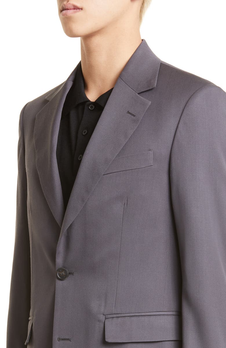 Golden Goose Journey Single Breasted Wool Sport Coat, Alternate, color, Grey