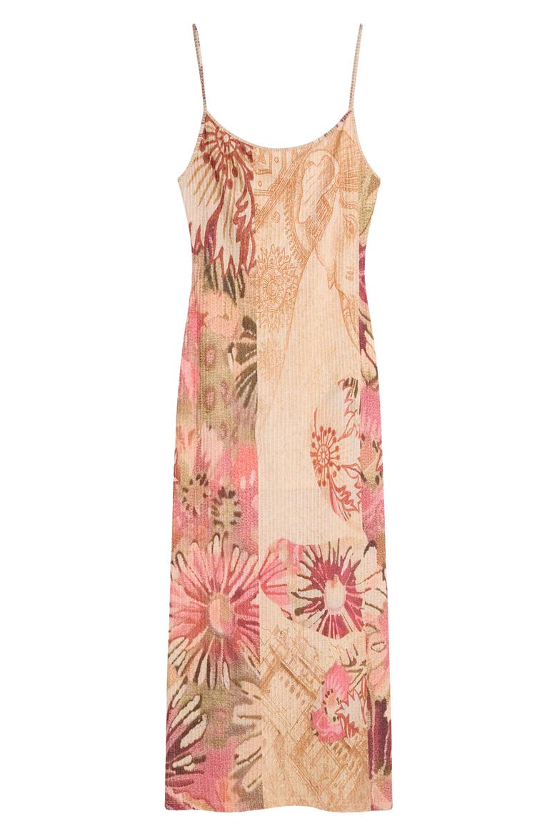 Sleeveless Midi Dress, Alternate, color, WHITE