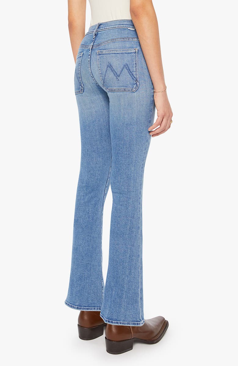 MOTHER The Weekend Patch Pocket Flare Leg Jeans, Alternate, color, Poppin Wheelies
