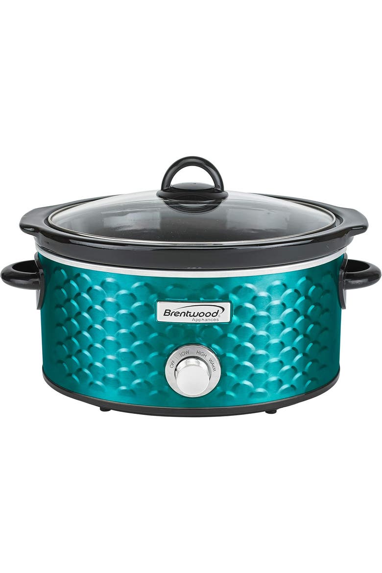 Slow Cooker Scallop Pattern, Main, color, BLUE