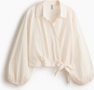 H&M Cotton Wrap Shirt