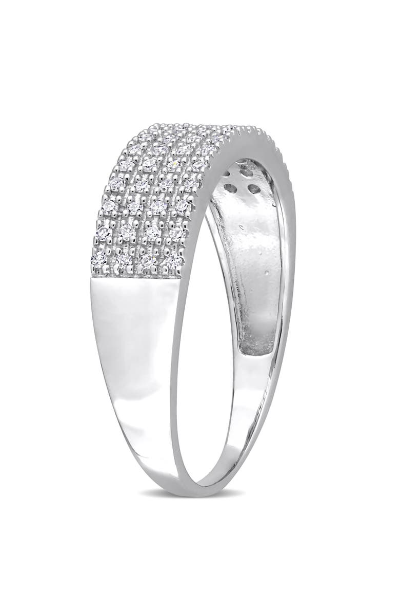 Julianna B. Diamond Pave Anniversary Band Ring, Alternate, color, Sterling Silver