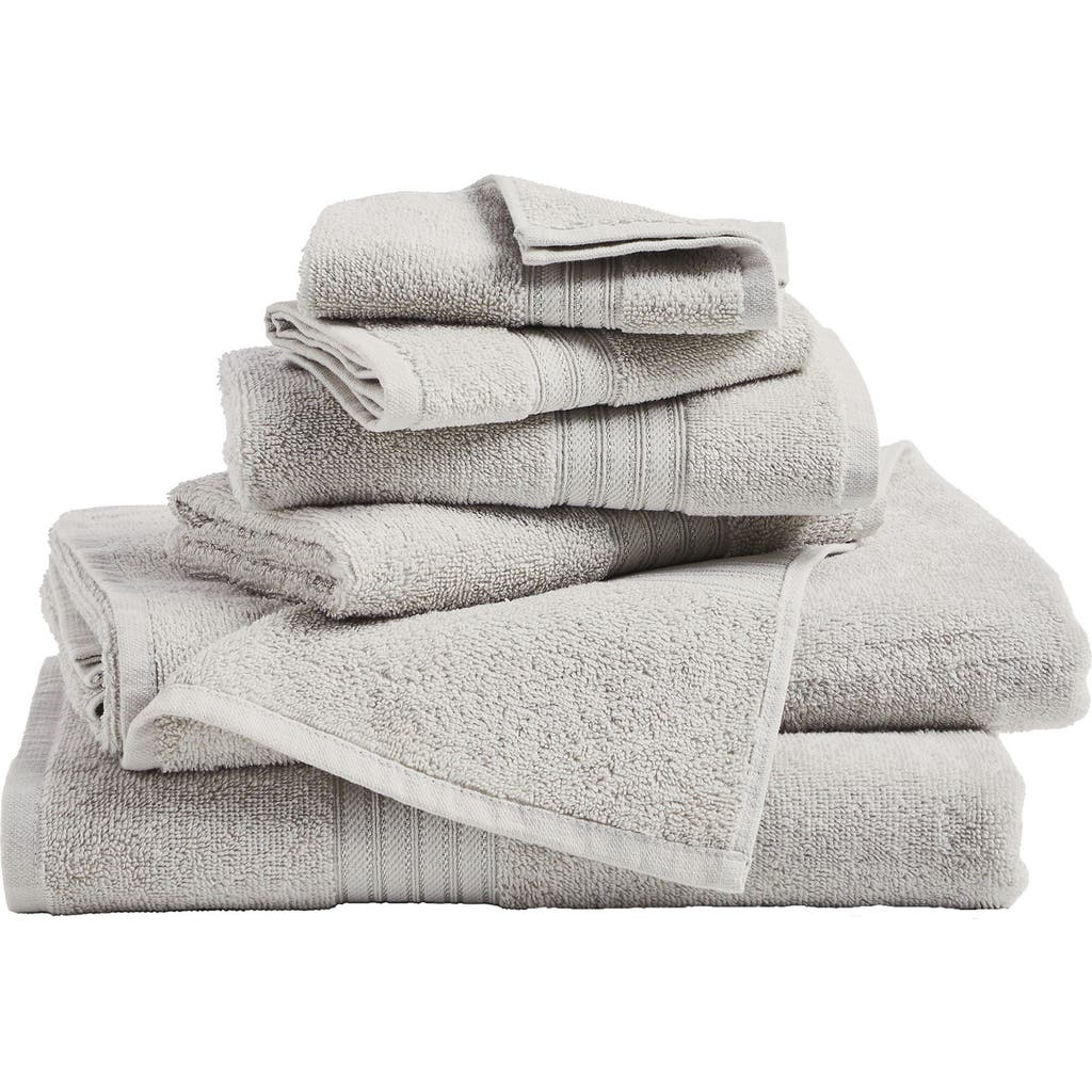 Woven & Weft Cotton 6-piece Textured Towel Set