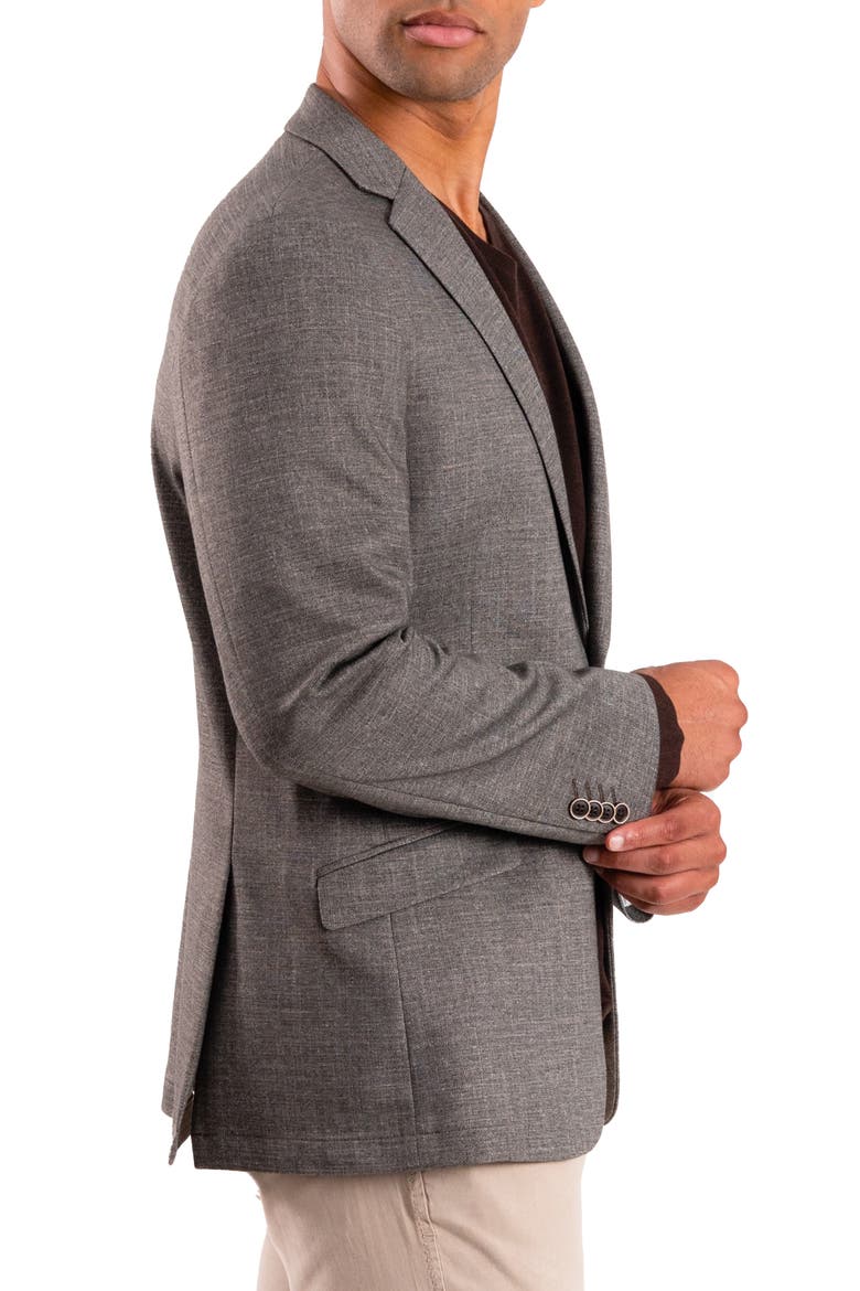 Brown Solid Sport Coat, Alternate, color, BROWN
