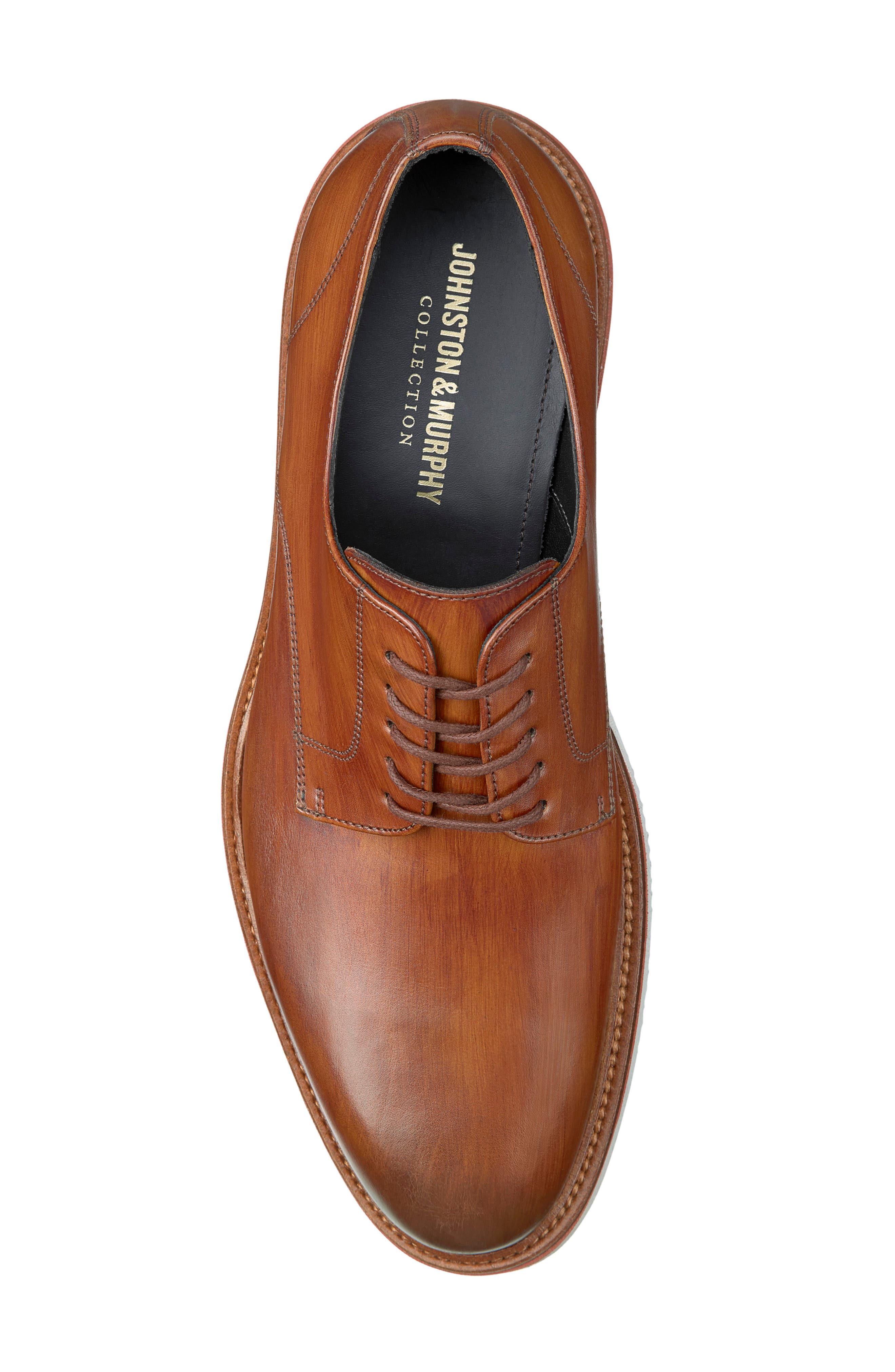 JOHNSTON & MURPHY COLLECTION Jenson Plain Toe Derby, Alternate, color, 