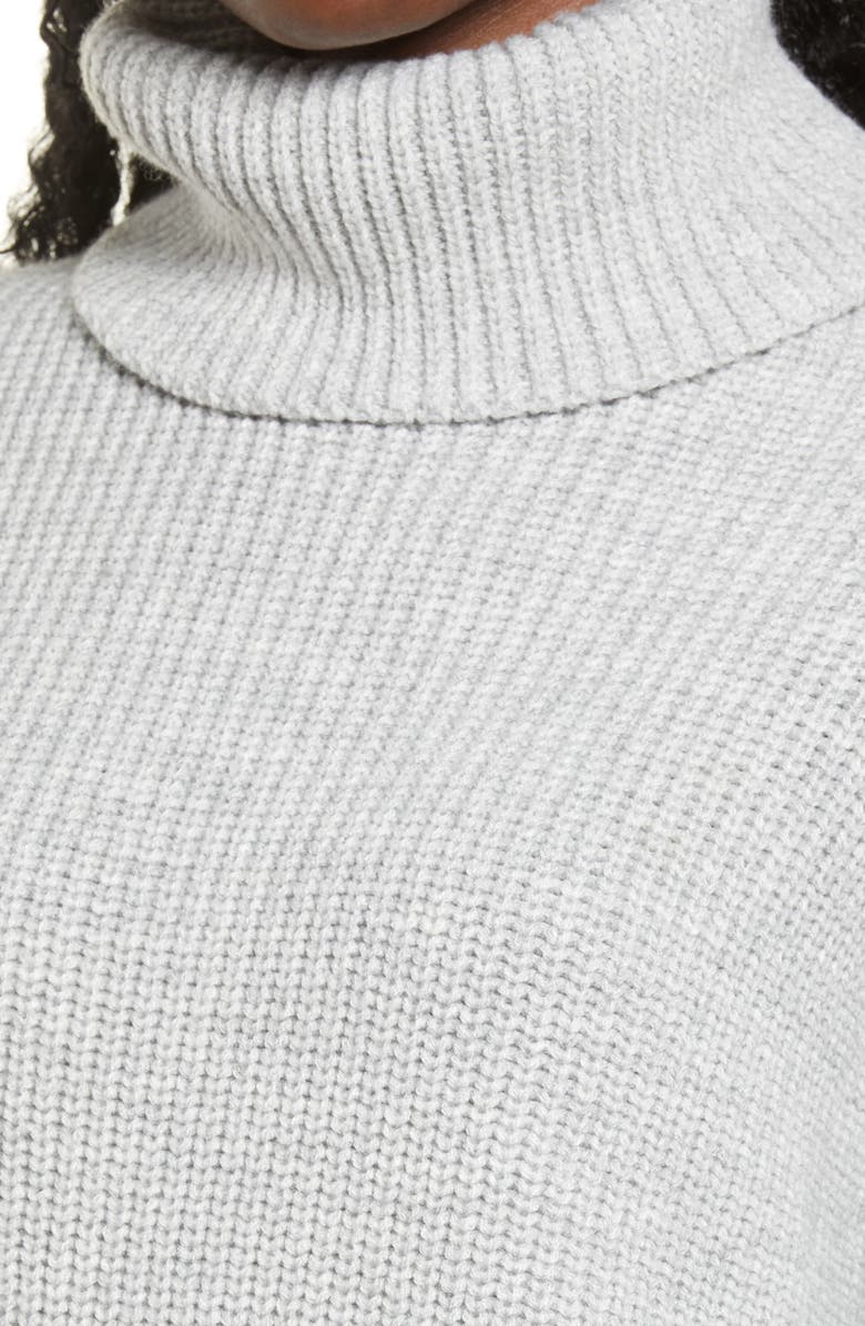 WAYF Culver Turtleneck Long Sleeve Sweater Dress, Alternate, color,