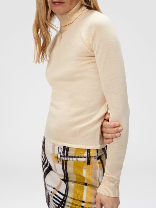Missoni High-neck Sweater In Smooth Knit In White