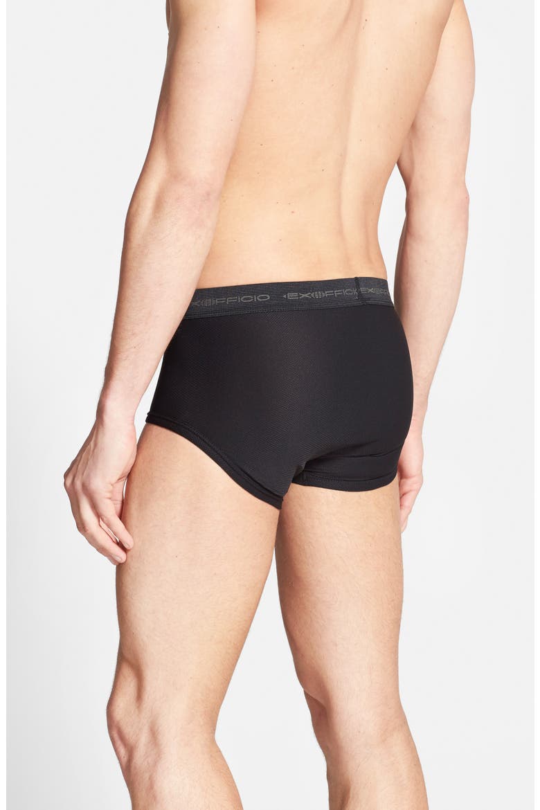 Ex Officio Give-N-Go Briefs, Alternate, color, BLACK
