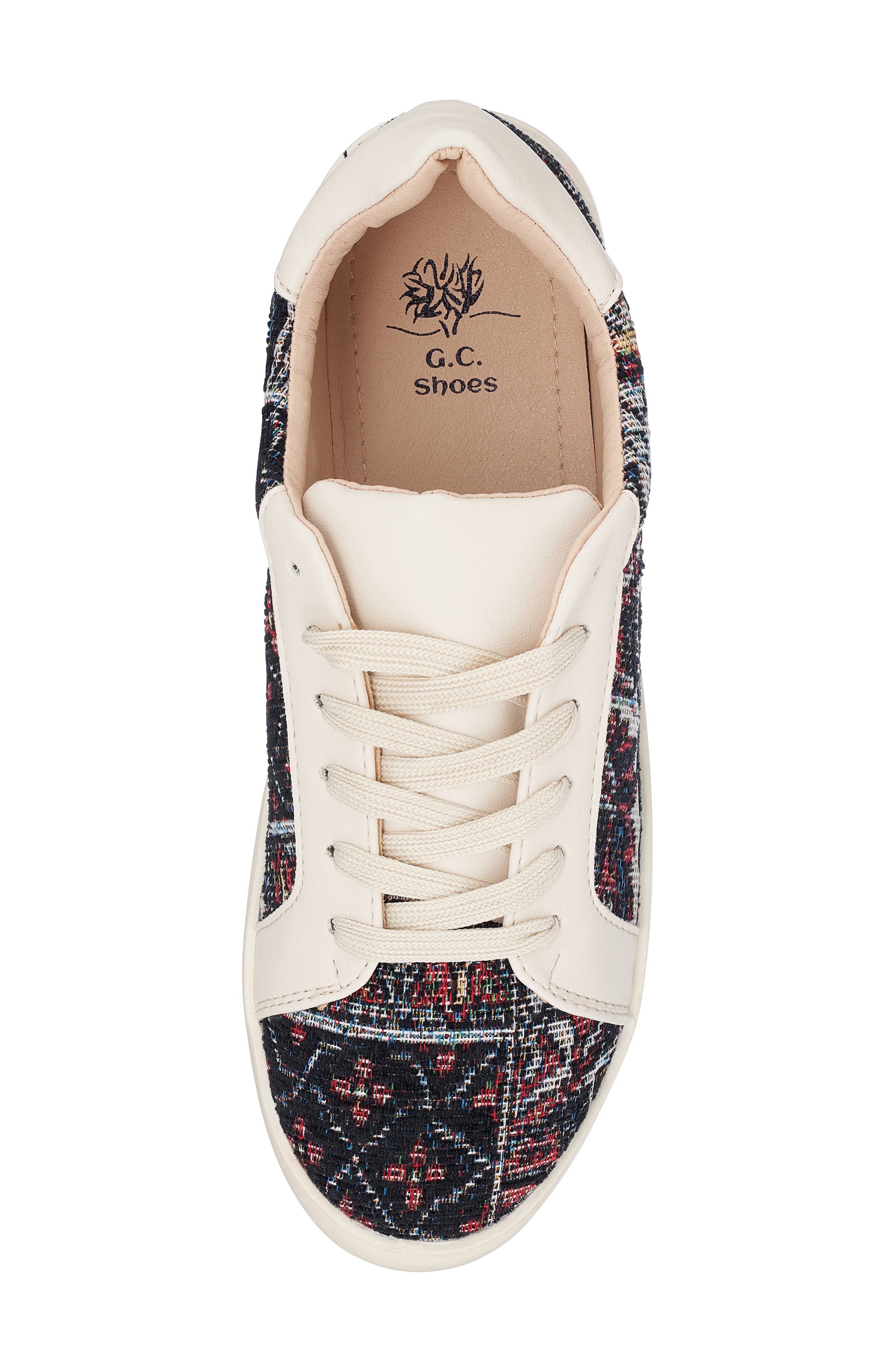GOOD CHOICE NEW YORK Kalio Printed Low Top Sneaker, Alternate, color, Beige