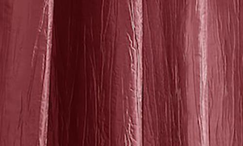 Dainty Home Single Sheer Panel Curtain In Burgundy