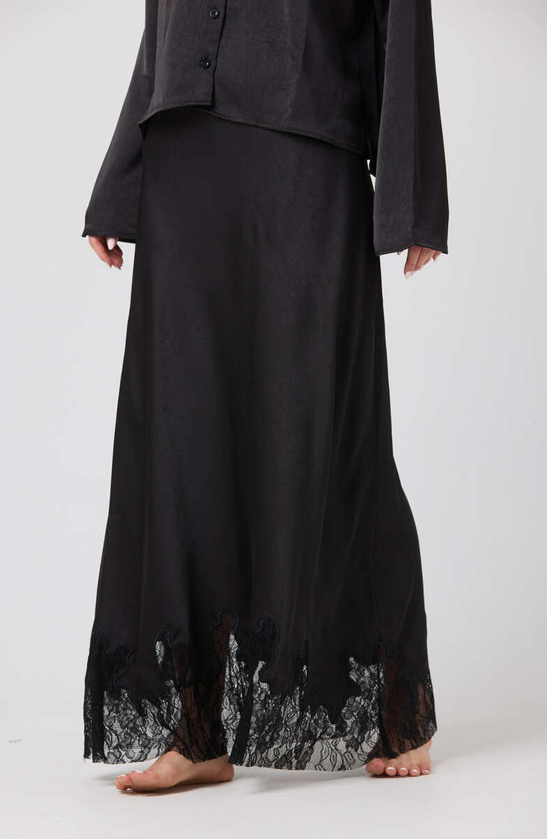 By Tess Collection Olivia Skirt, Alternate, color, Black