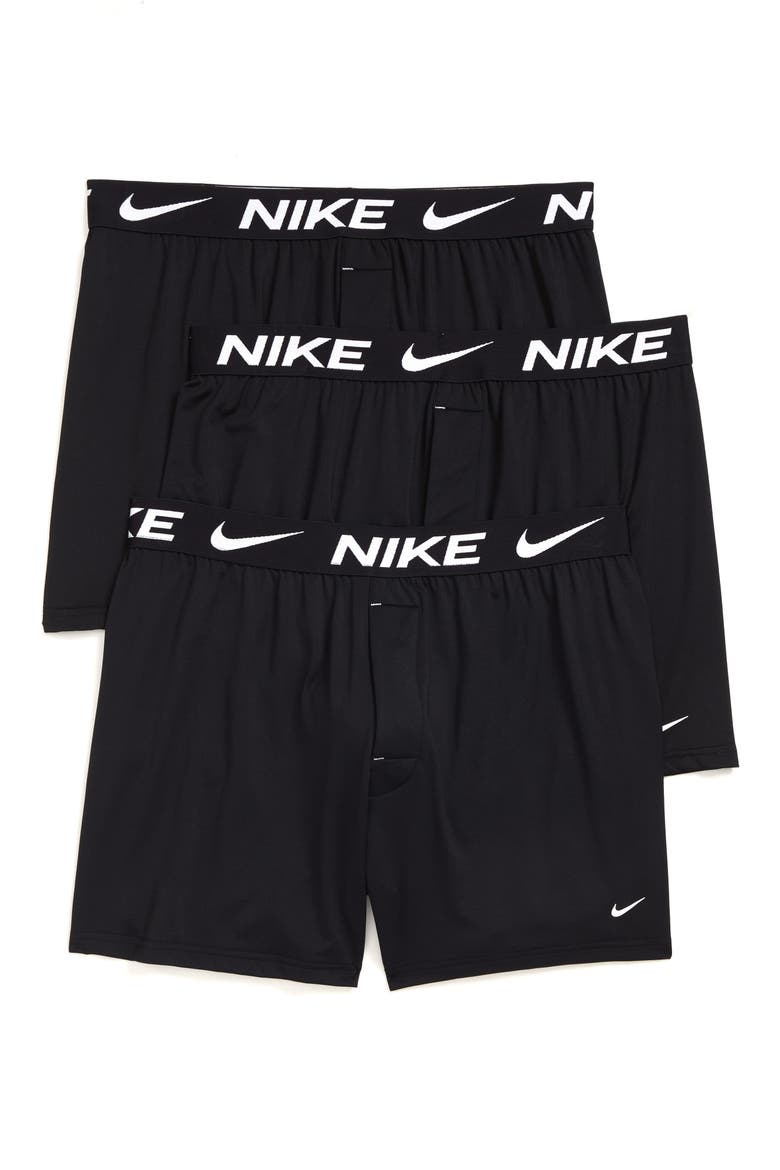 3-Pack Dri-FIT Essential Micro Boxers, Main, color, BLACK