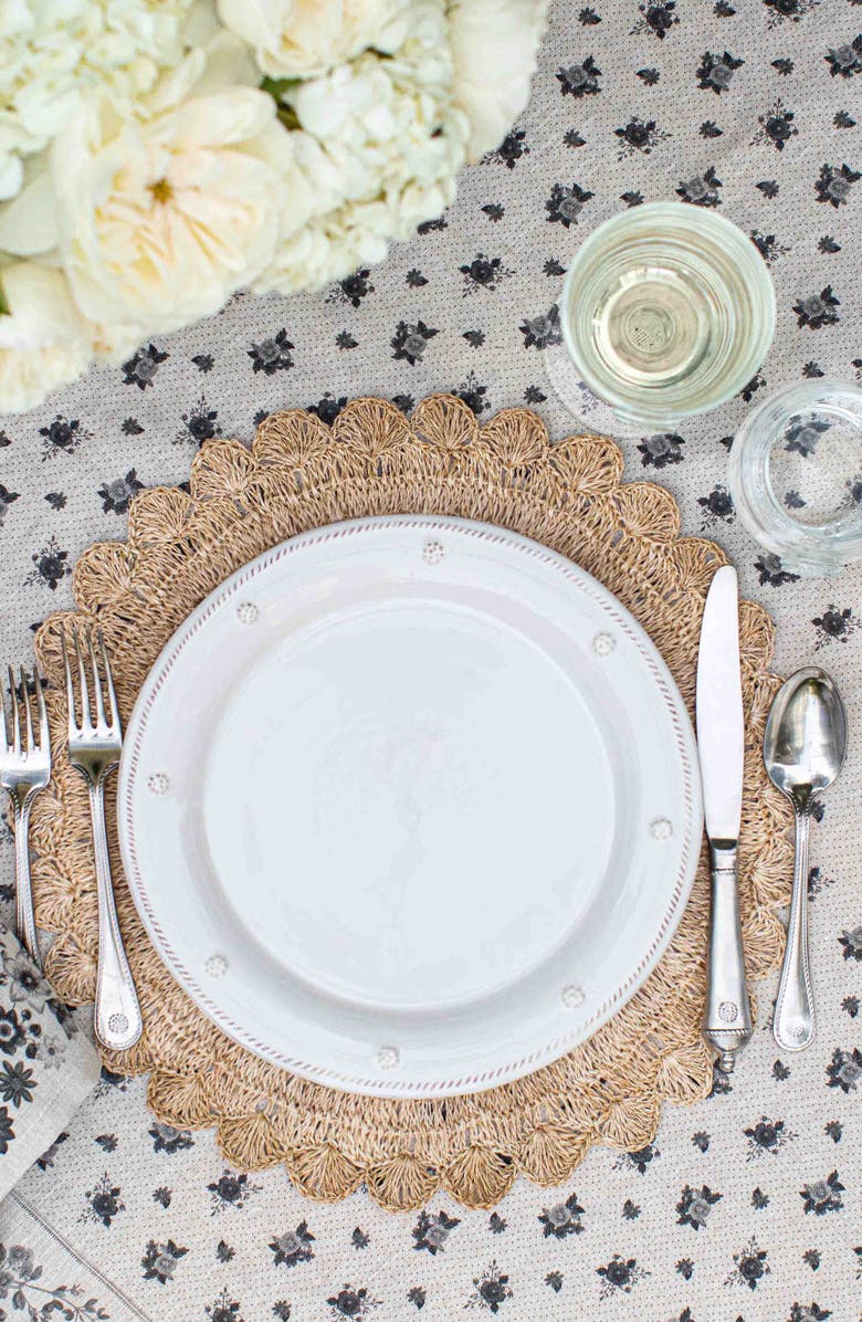 Juliska 'Berry and Thread' Dinner Plate, Alternate, color, Whitewash