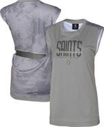 Outerstuff Women's Gray New Orleans Saints No Sweat Tank Top