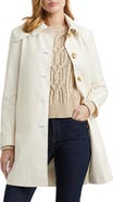 Lauren Ralph Lauren Balmacaan Hooded Raincoat