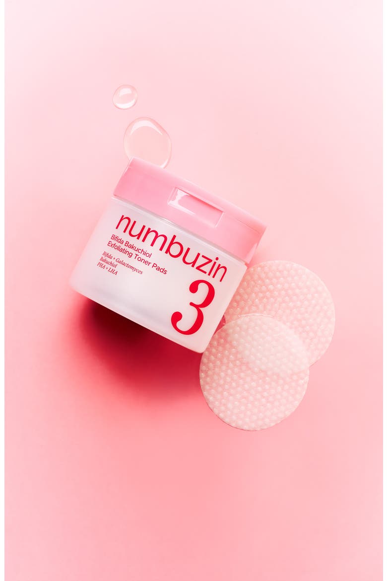 No.3 Bifida Bakuchiol Exfoliating Toner Pads, Alternate, color, NO COLOR