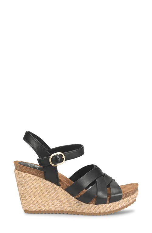 Söfft Carlana Wedge Sandal In Black