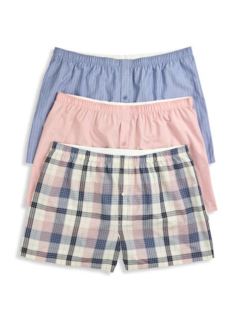 Big & Tall 3-pk 4.5 Inch Woven Boxers