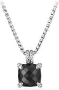 David Yurman Châtelaine Pendant Necklace with Black Onyx and Diamonds