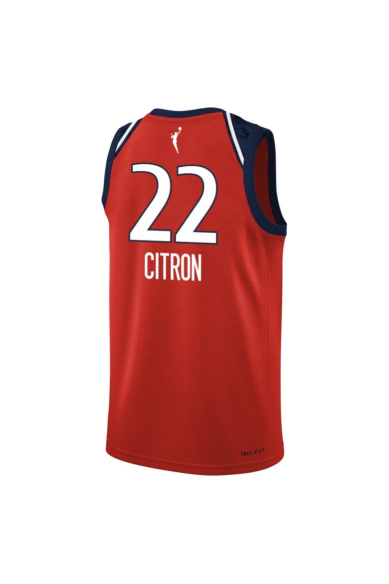 Youth Nike Sonia Citron Red Washington Mystics Explorer Edition Jersey, Alternate, color, Red