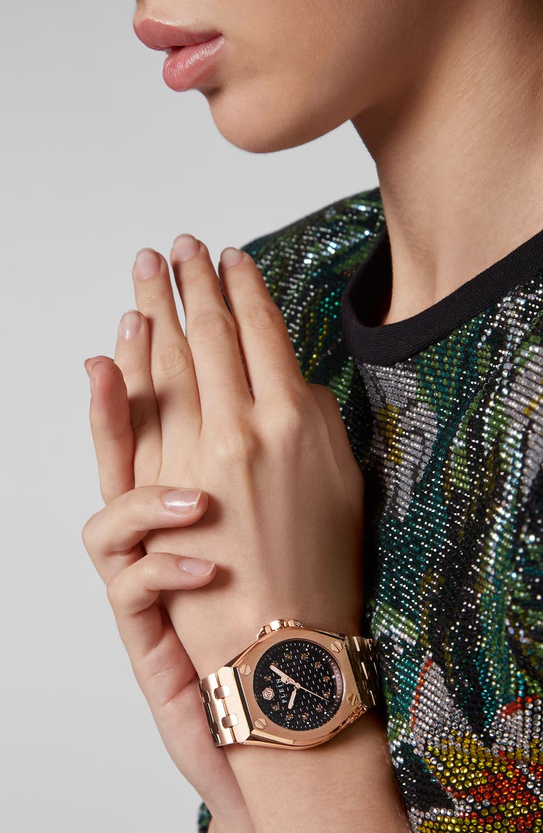 PHILIPP PLEIN Plein Extreme Bracelet Watch, 38mm, Alternate, color, 