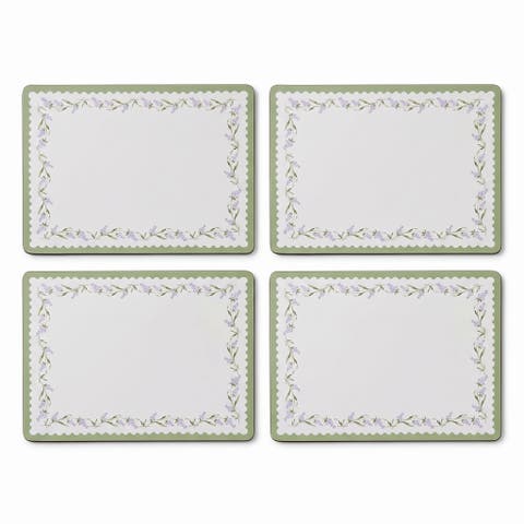 Lavandula Set of 4 Cork Back Placemats