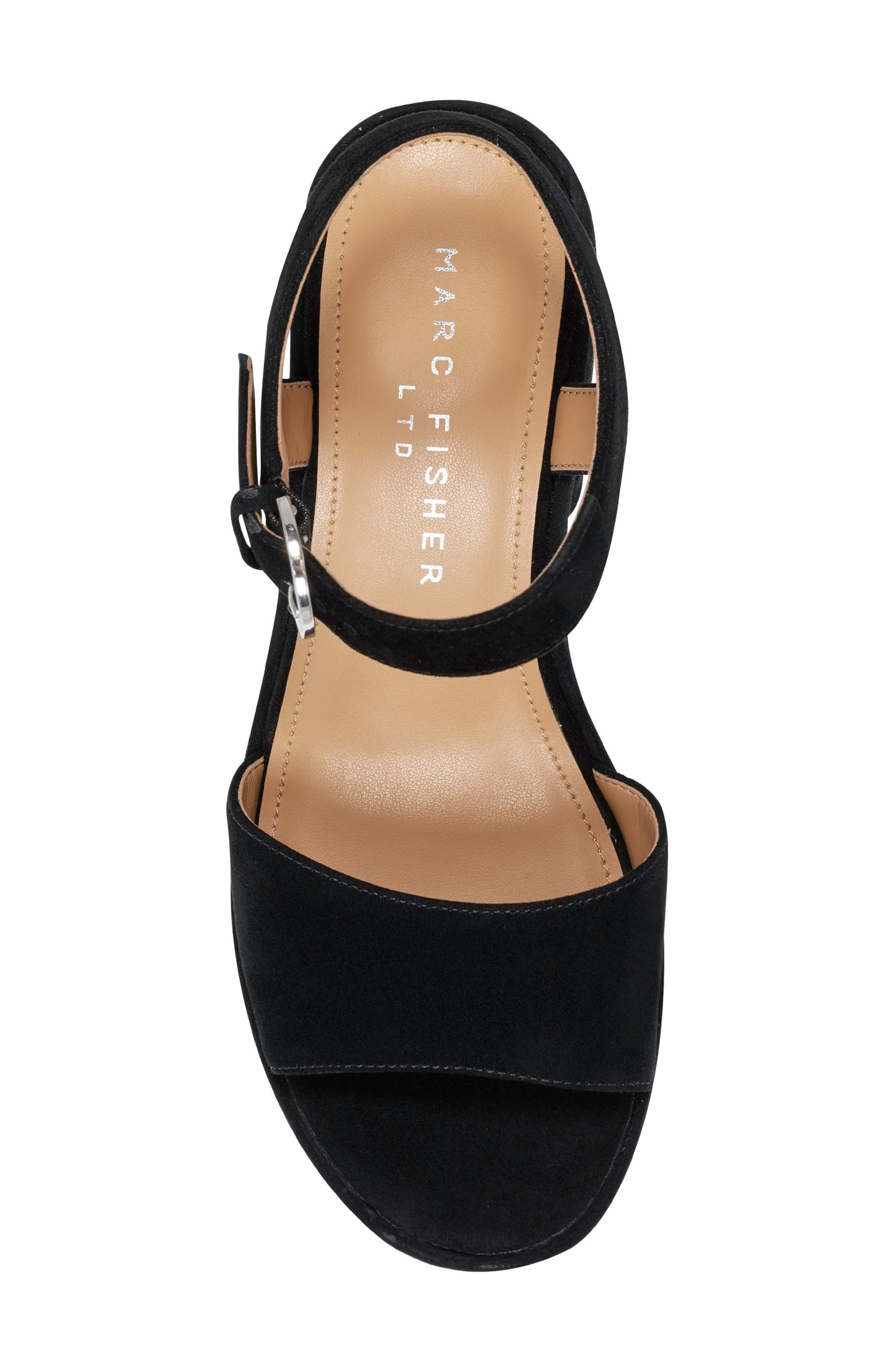 Marc Fisher LTD Normi Ankle Strap Platform Sandal, Alternate, color, 
