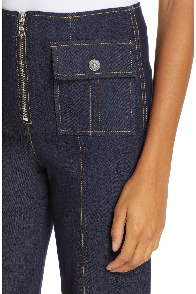 Azure Crop Wide Leg Jeans, Alternate, color, INDIGO